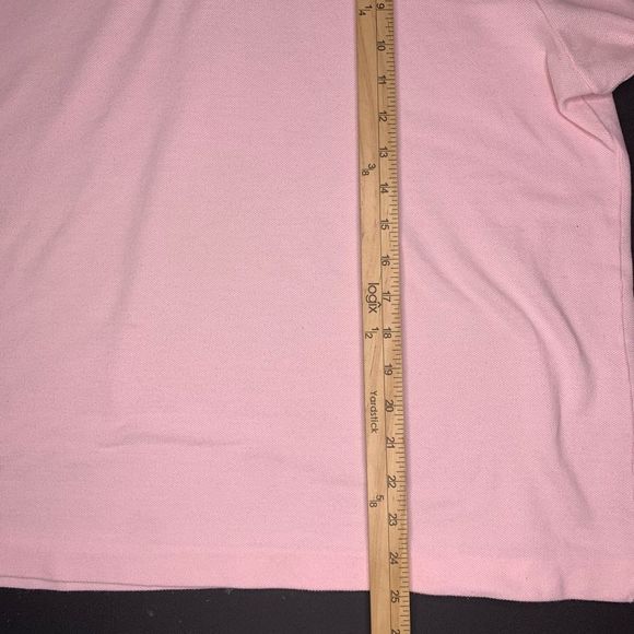 Lacoste Men’s Size 7 XXL 2XL Pink Made in Peru Short Sleeve Polo Shirt - Picture 6 of 7